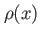 $ \rho(x)$
