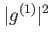 $ \vert g^{(1)}\vert^2$
