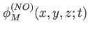 $ \phi ^{(NO)}_M(x,y,z;t)$