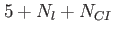 $ 5+N_l+N_{CI}$