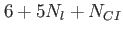 $ 6+5N_l+N_{CI}$