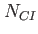 $ N_{CI}$