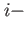 $ i-$