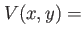 $ V(x,y)=$
