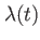 $ \lambda(t)$