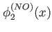 $ \phi_2^{(NO)}(x)$