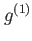 $ g^{(1)}$