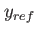 $ y_{ref}$