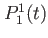 $ P_1^1(t)$
