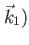 $ \vec{k}_1)$